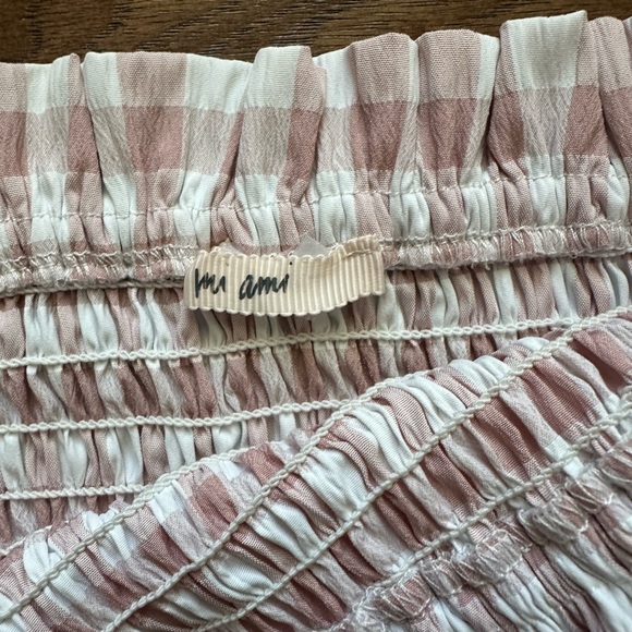 Francesca’s Gingham Off-Shoulder Blouse - Picture 2 of 3